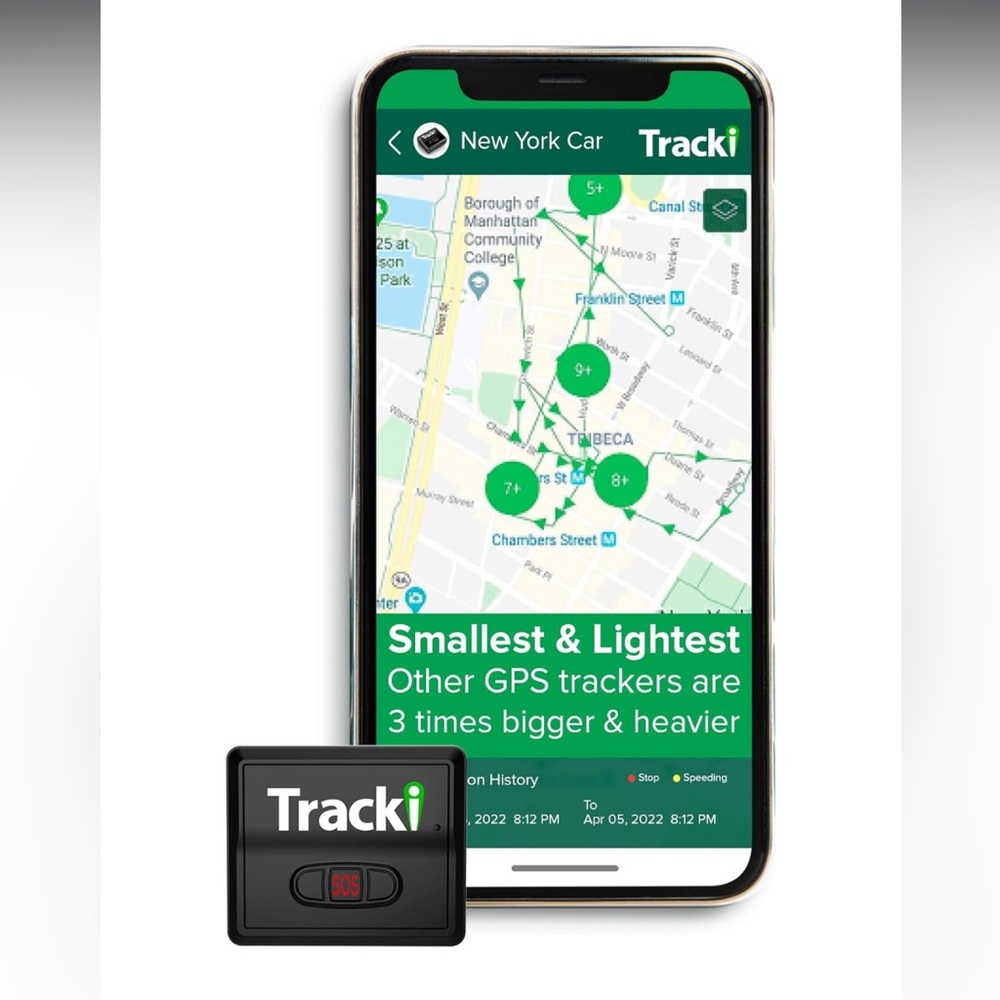 Tracki GPS Tracker for Vehicles, Car, Kids, Assets. Subscription Needed 4G LTE